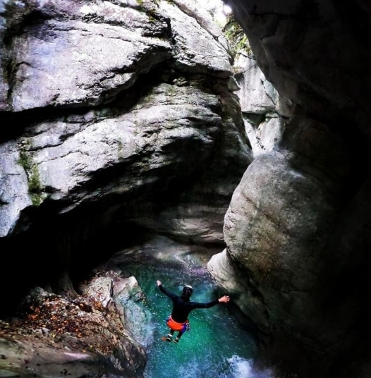 Tre Confini, Canyoning